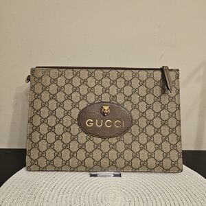 ✨ Gucci Ophidia GG Supreme Pouch / Clutch